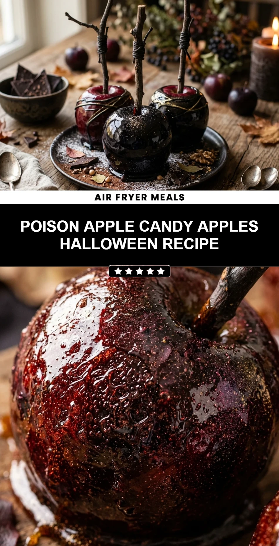 Poison Apple Candy Apples Halloween Recipe