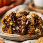 Pumpkin Spice Dubai Chocolate Cookies