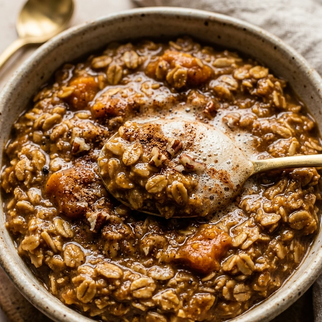 Pumpkin Spice Latte Overnight Oats High Protein