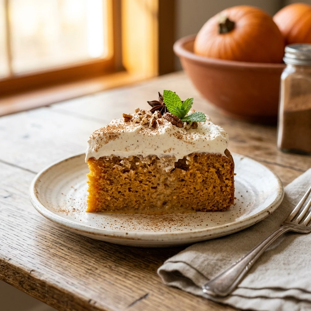 Pumpkin Spice Tres Leches Cake Recipe