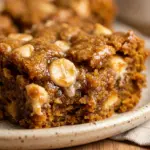 Pumpkin White Chocolate Chip Blondies