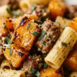 Roasted Butternut Squash And Sage Sausage Pasta