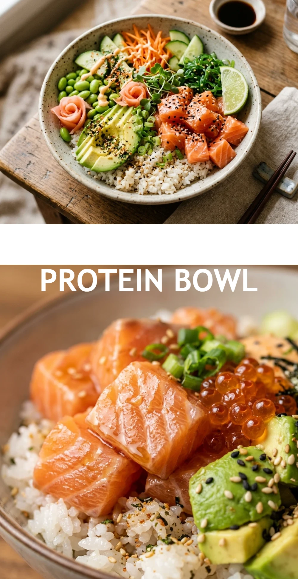 Salmon Sushi Protein Bowl