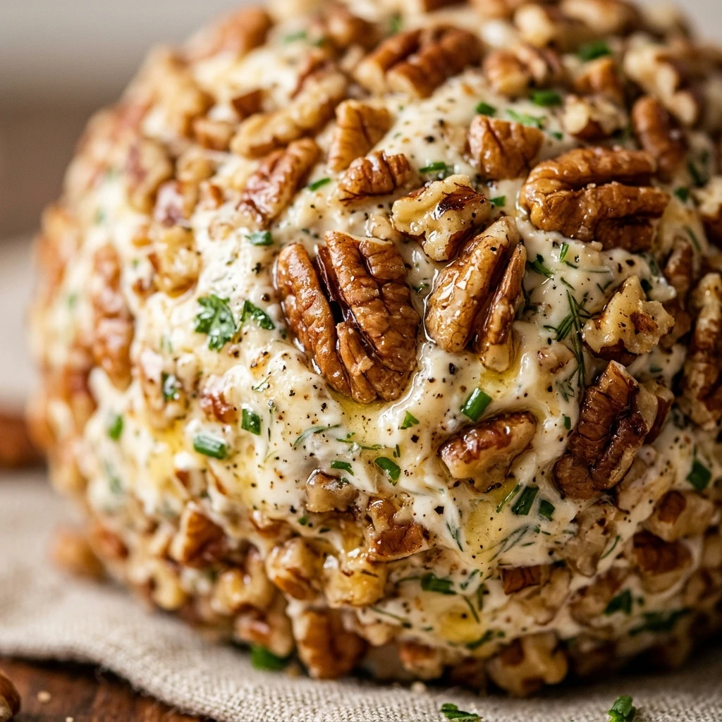 Savory Cheese Ball With Pecans