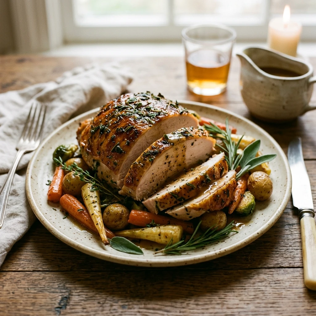 Slow Cooker Herb Turkey Breast
