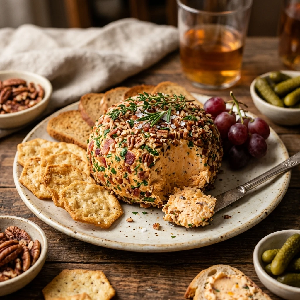 Smoky Cheddar Cheese Ball