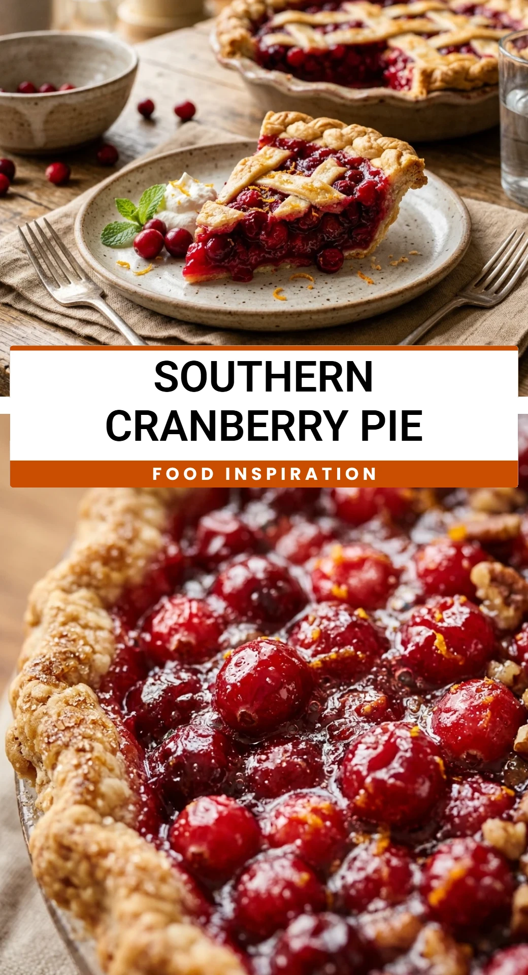 Southern Cranberry Pie