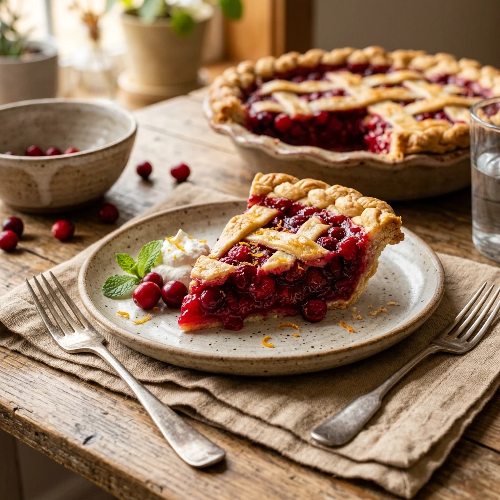 Southern Cranberry Pie