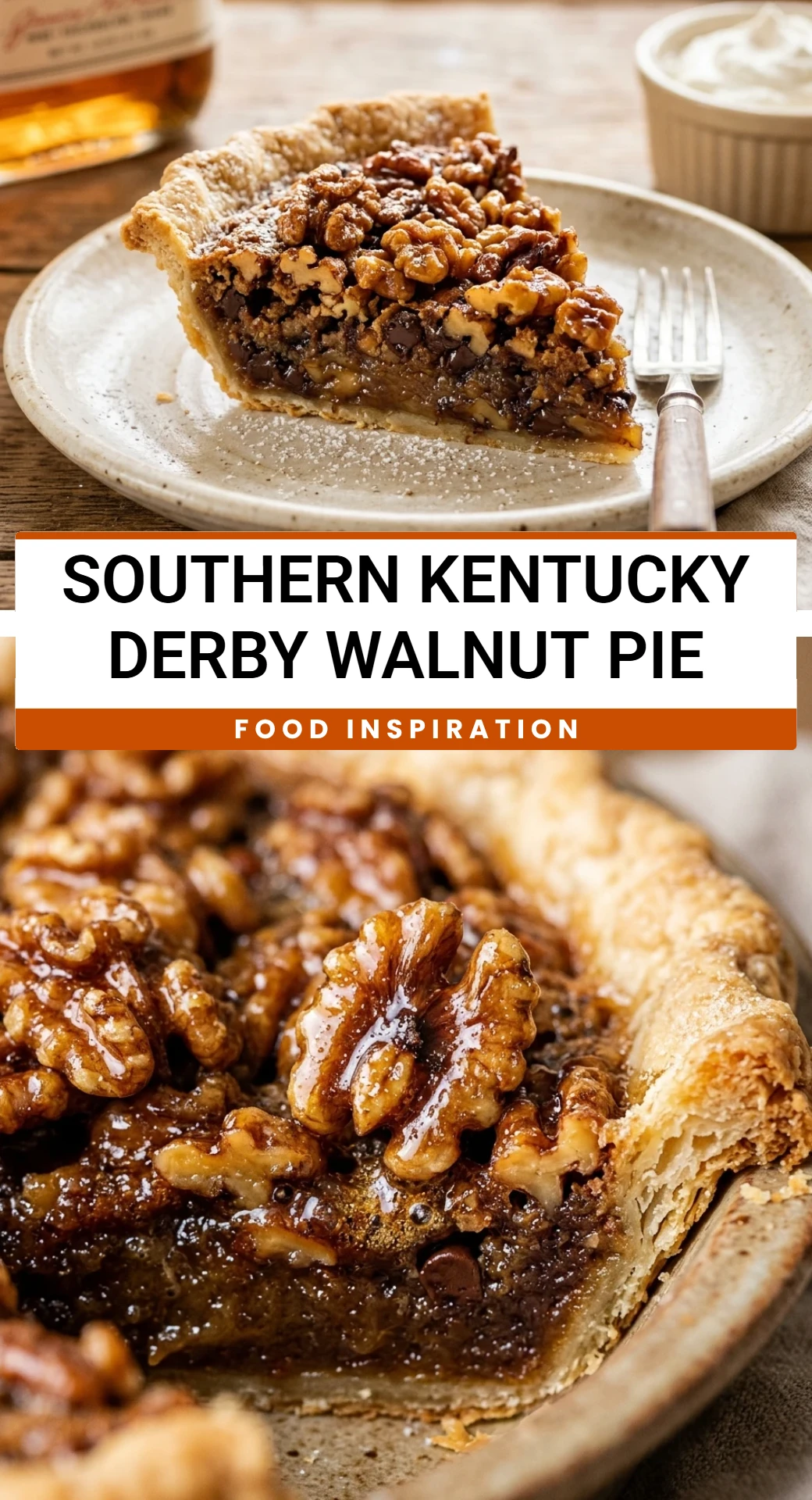 Southern Kentucky Derby Walnut Pie