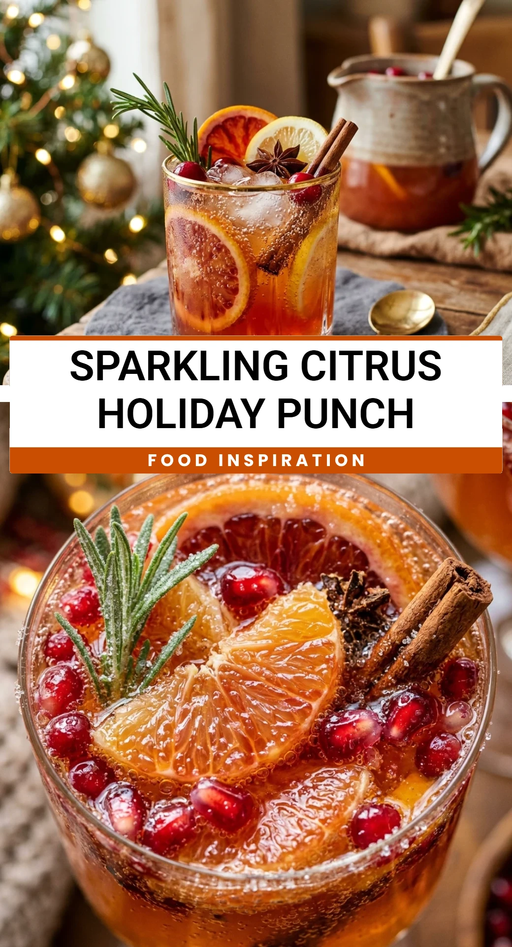 Sparkling Citrus Holiday Punch