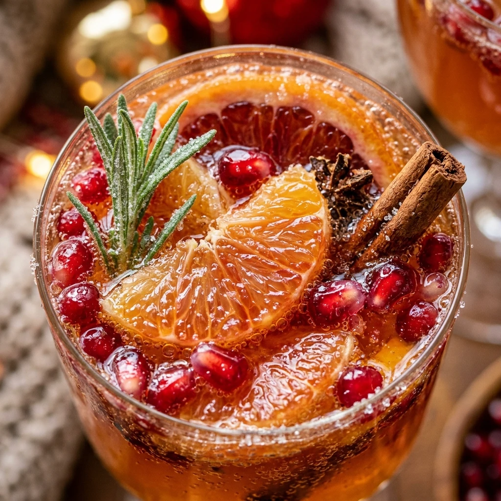 Sparkling Citrus Holiday Punch