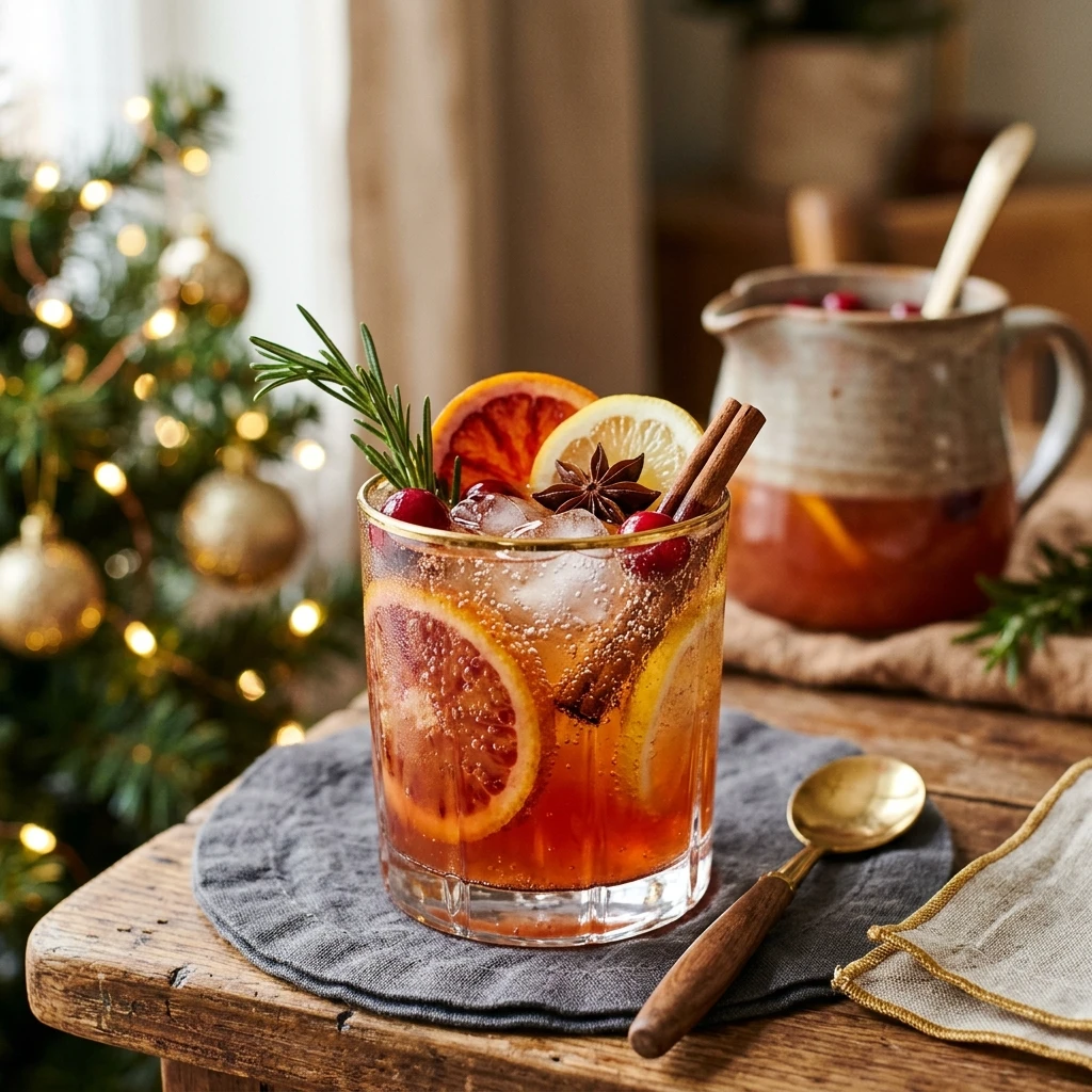 Sparkling Citrus Holiday Punch
