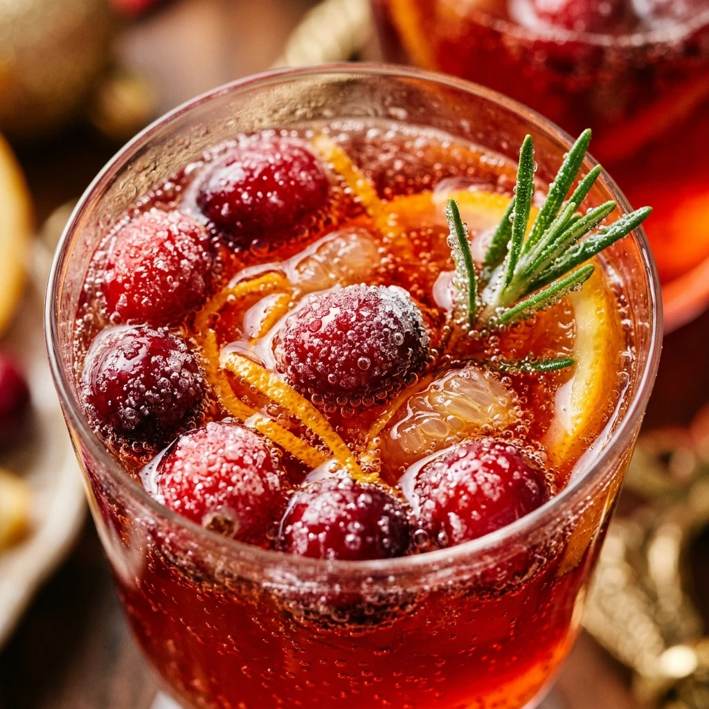 Sparkling Cranberry Orange Punch