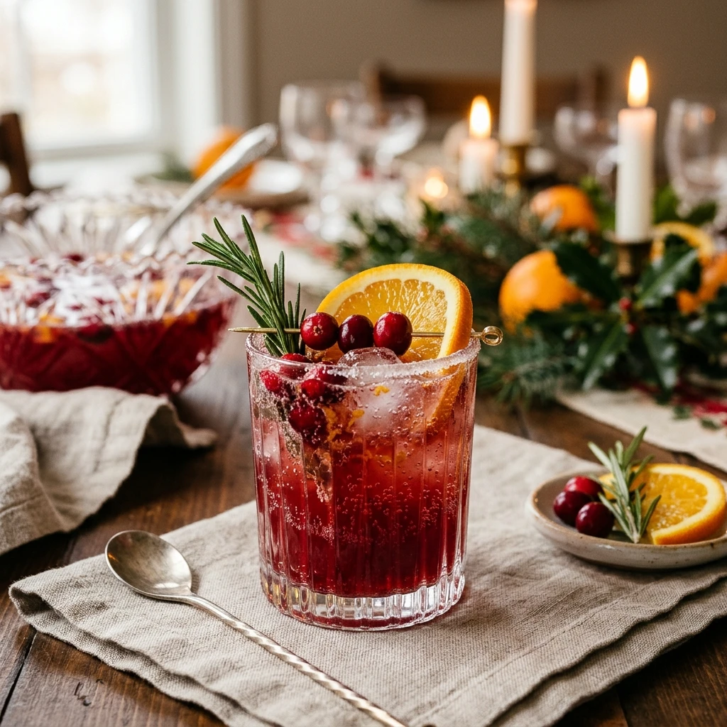 Sparkling Cranberry Orange Punch