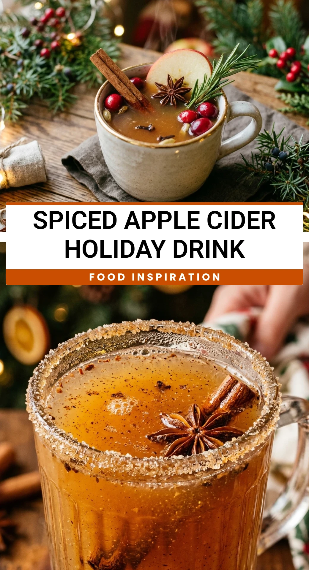 Spiced Apple Cider Holiday Drink