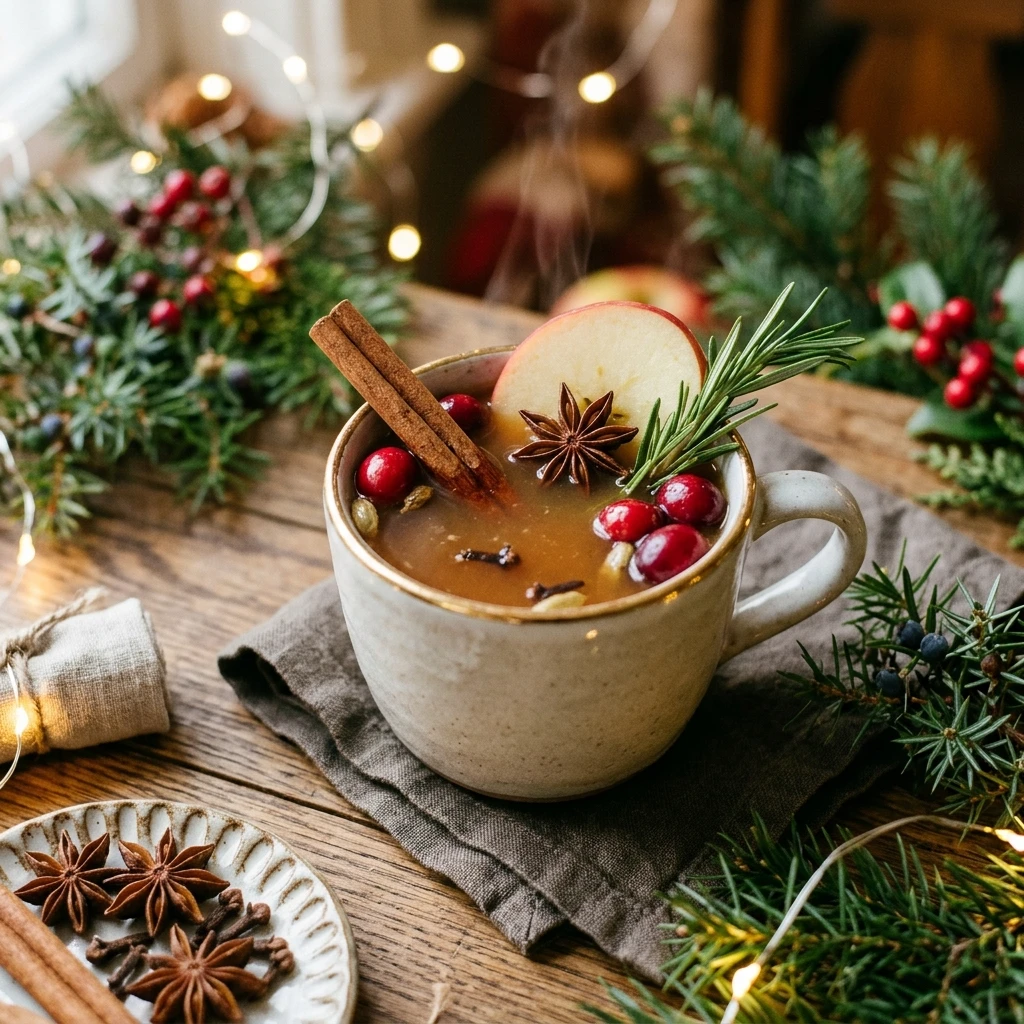 Spiced Apple Cider Holiday Drink