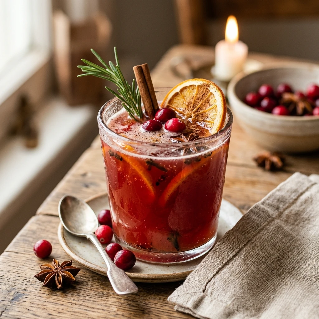Spiced Cranberry Cider