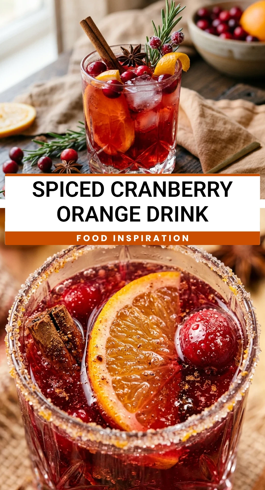 Spiced Cranberry Orange Drink