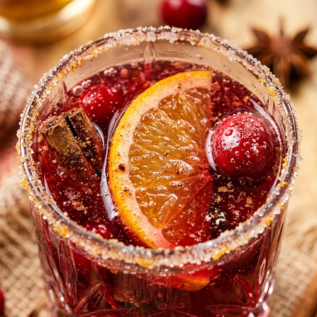 Spiced Cranberry Orange Drink