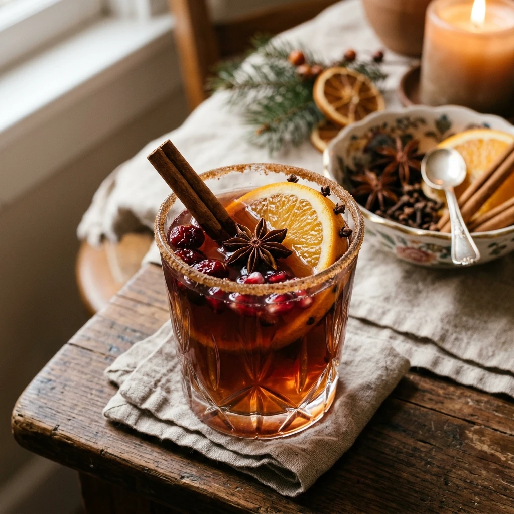 Spiced Mulled Grape Juice