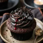 Spooky Black Velvet Cupcakes Halloween Recipe