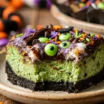 Spooky Monster Mash Cheesecake Bars Recipe