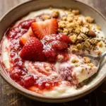 Strawberry Cheesecake Protein Bowl