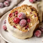 Sugared Cranberry White Chocolate Bundt Cake