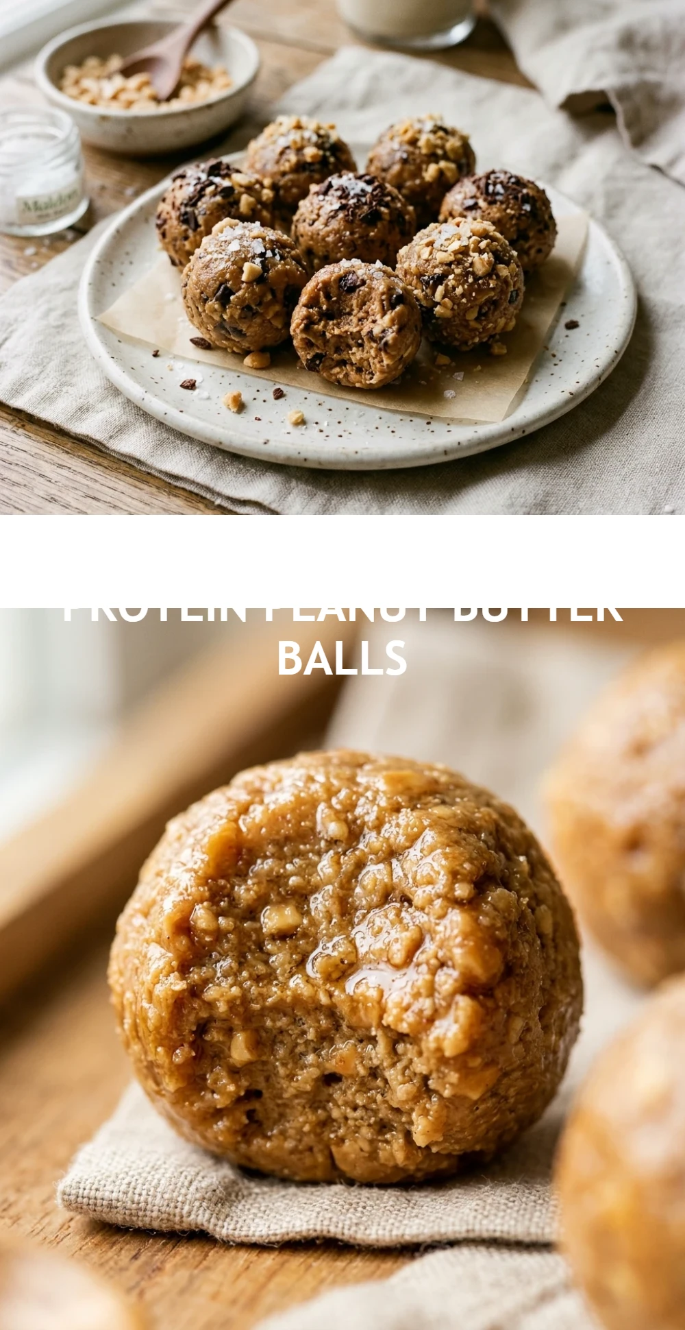 Three-Ingredient Protein Peanut Butter Balls