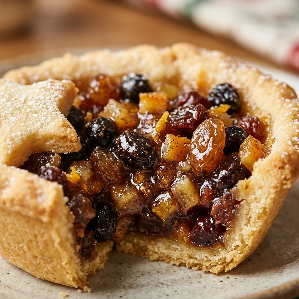 Traditional Christmas Mince Pies with Spiced Fruit
