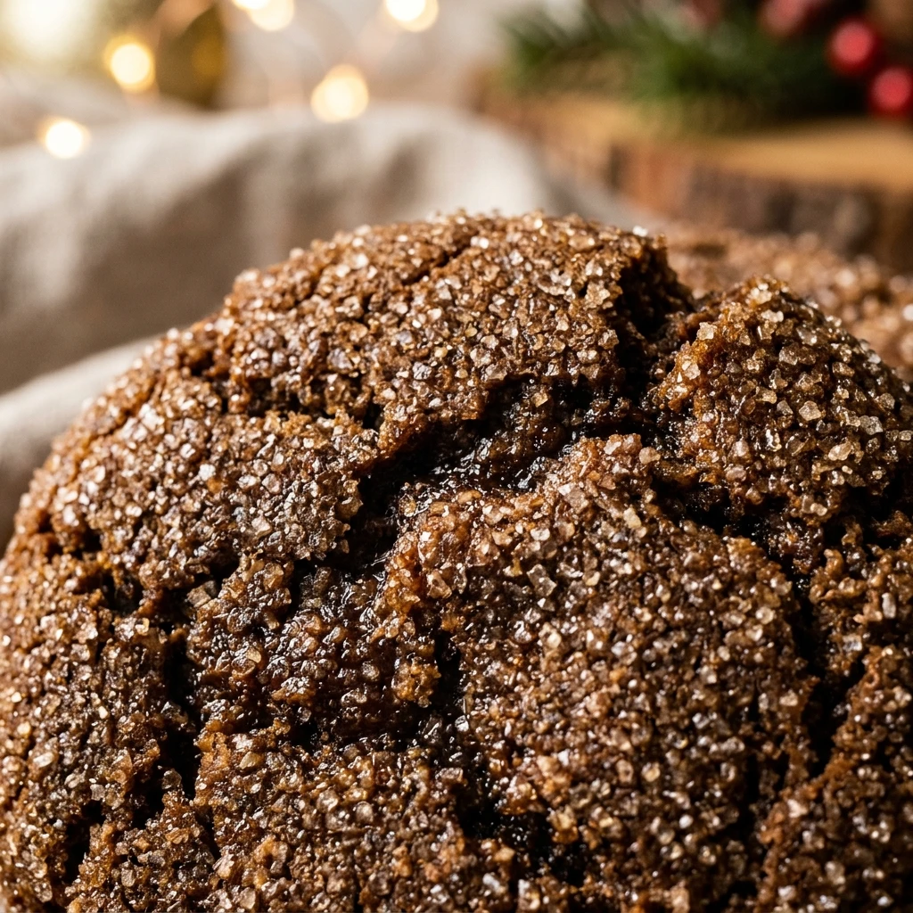 Traditional Christmas Spiced Molasses Cookies