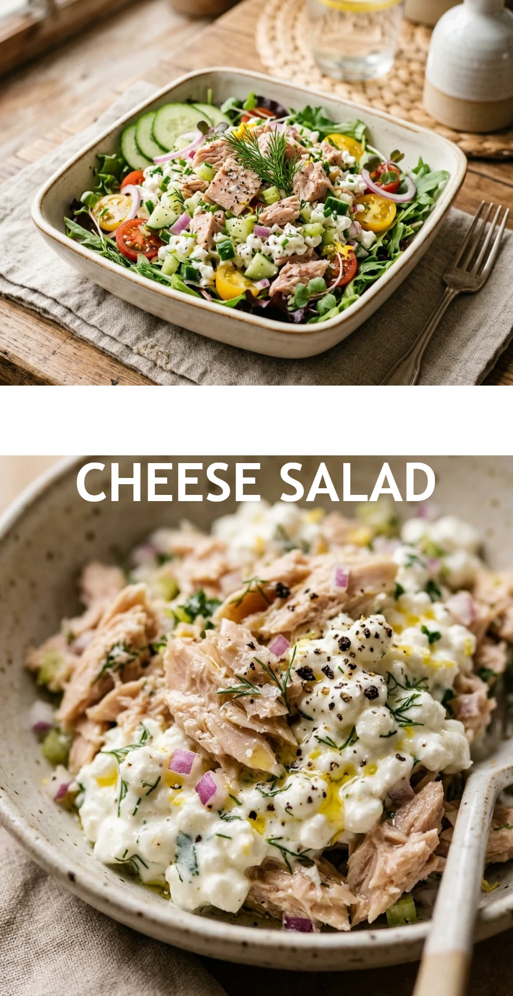 Tuna Cottage Cheese Salad