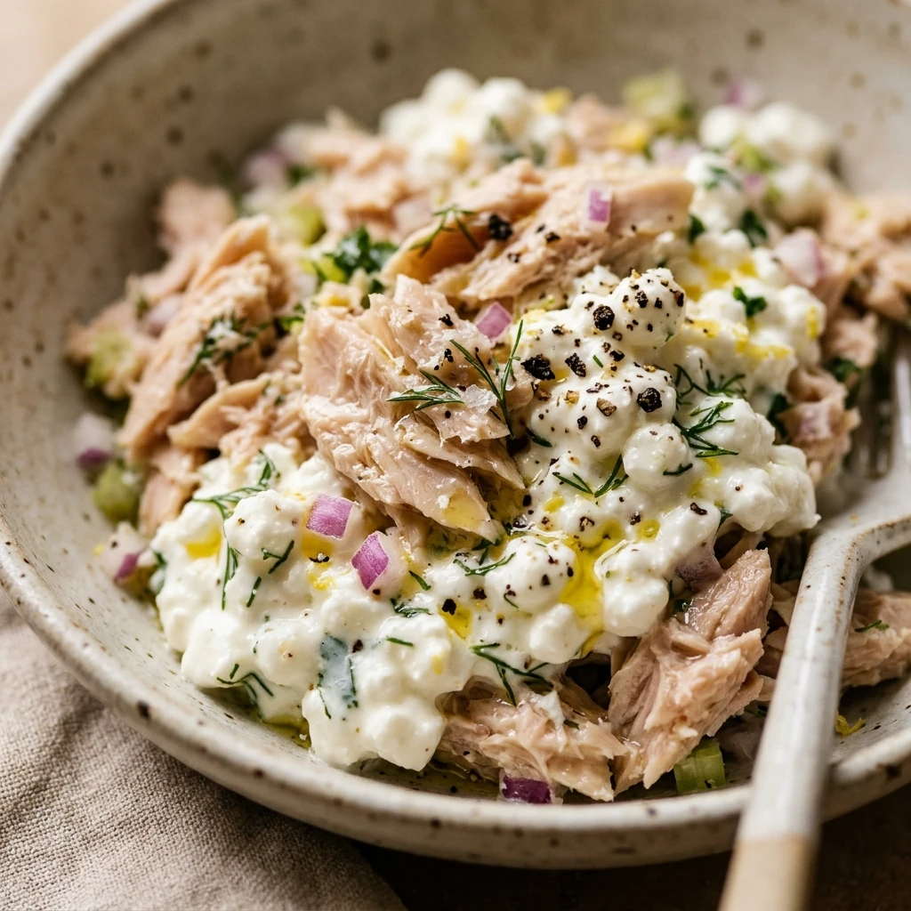 Tuna Cottage Cheese Salad