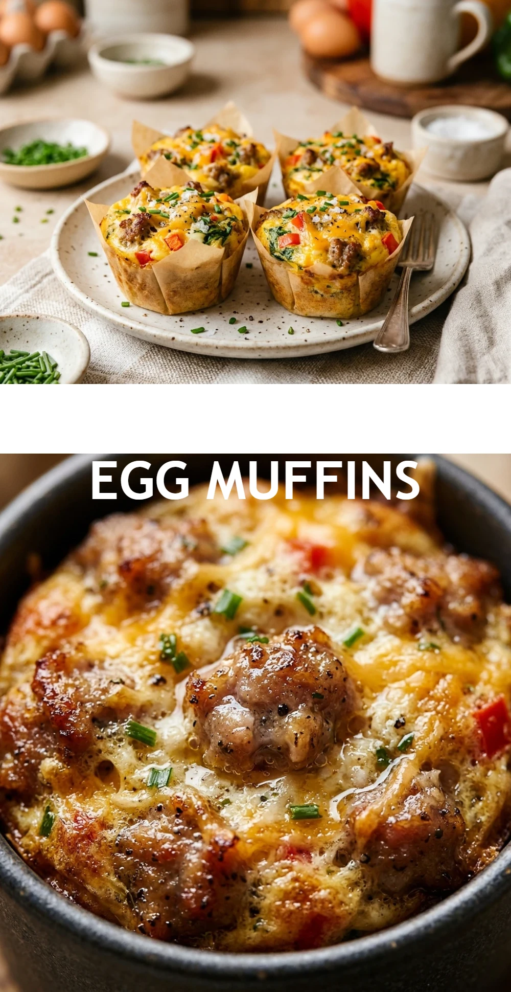 Turkey Sausage Egg Muffins