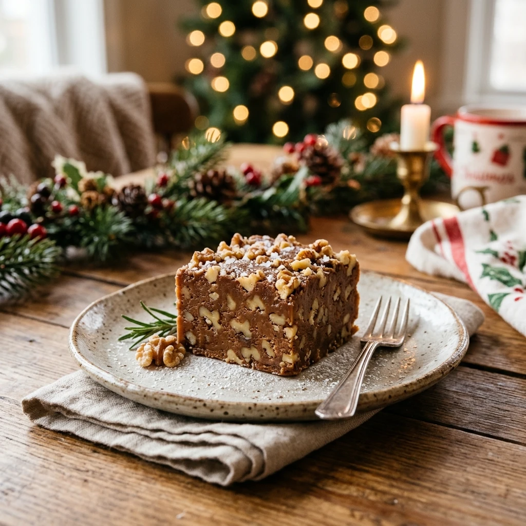Walnut Maple Christmas Fudge Recipe