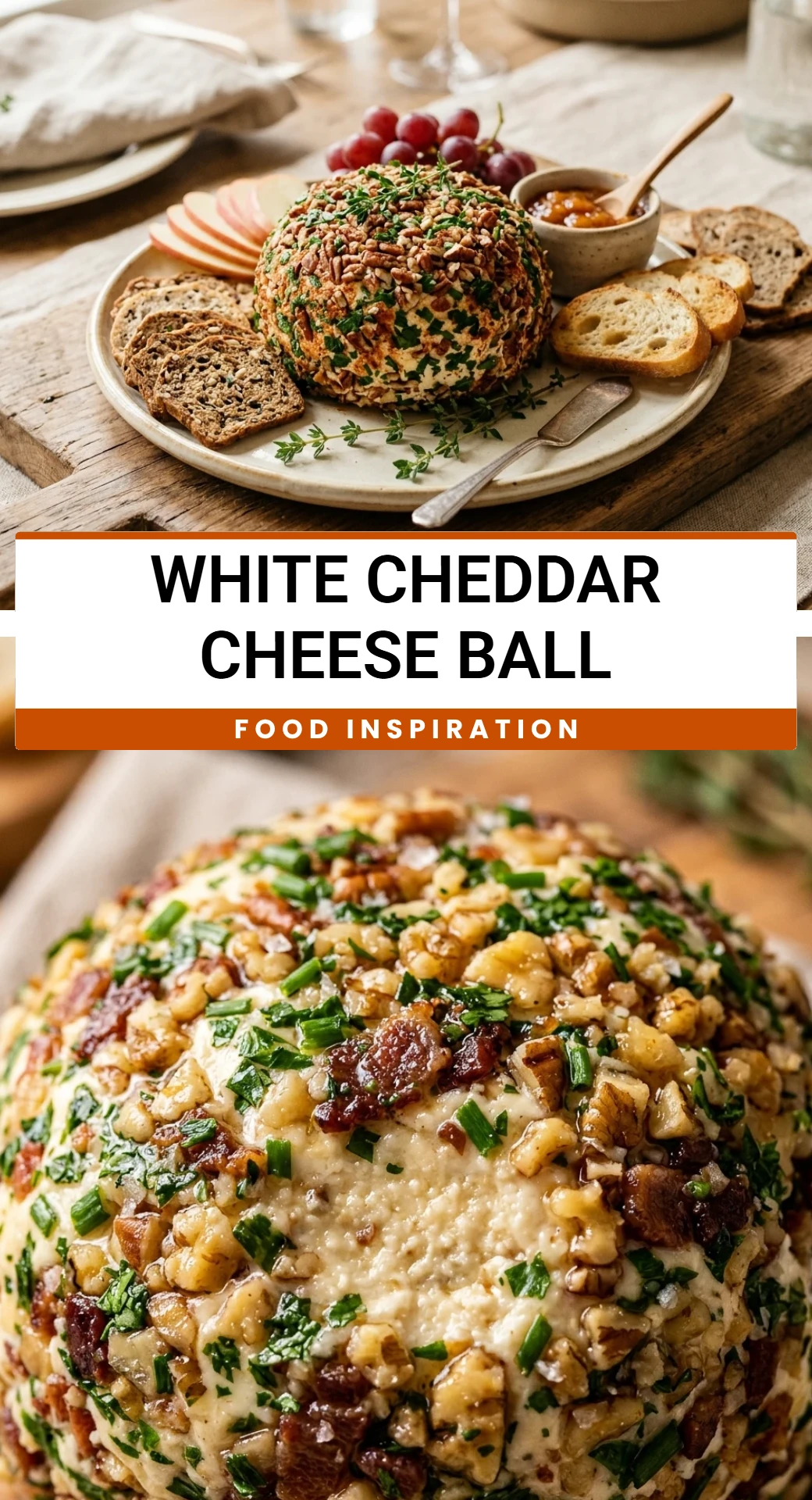White Cheddar Cheese Ball