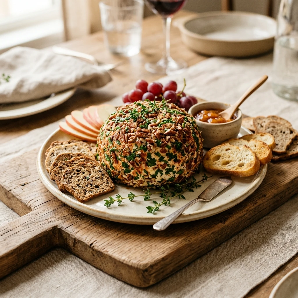 White Cheddar Cheese Ball