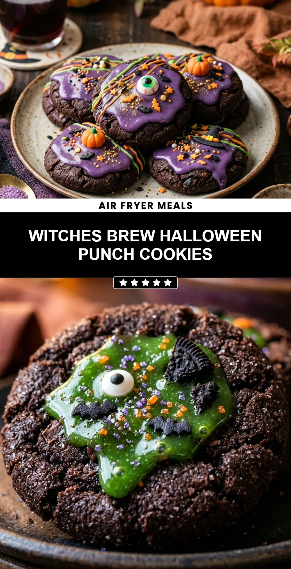 Witches Brew Halloween Punch Cookies