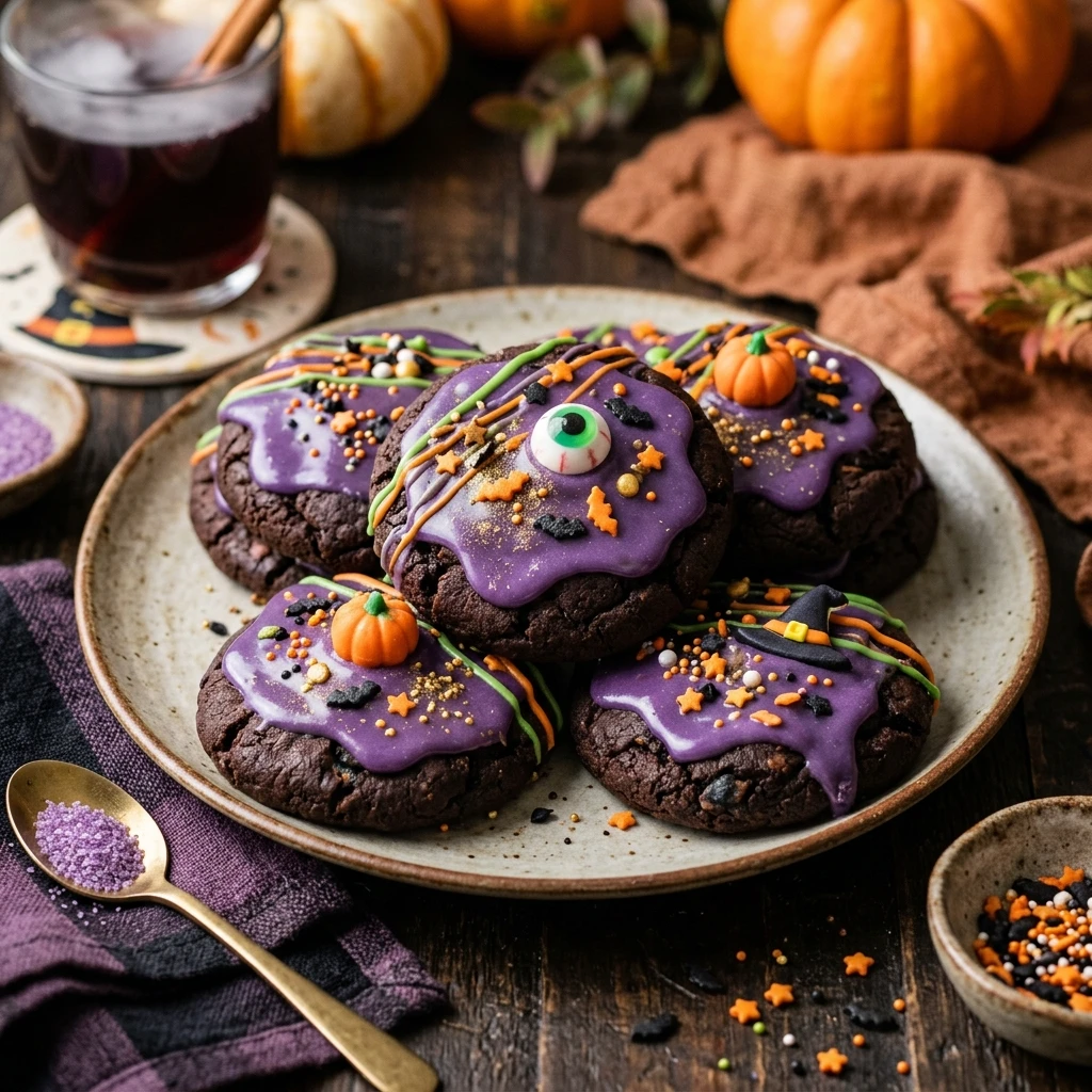 Witches Brew Halloween Punch Cookies