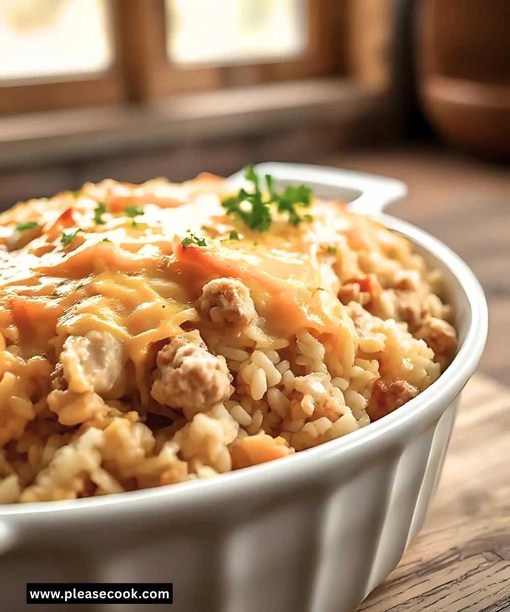 Best Turkey Cabbage Casserole Recipe with Rice