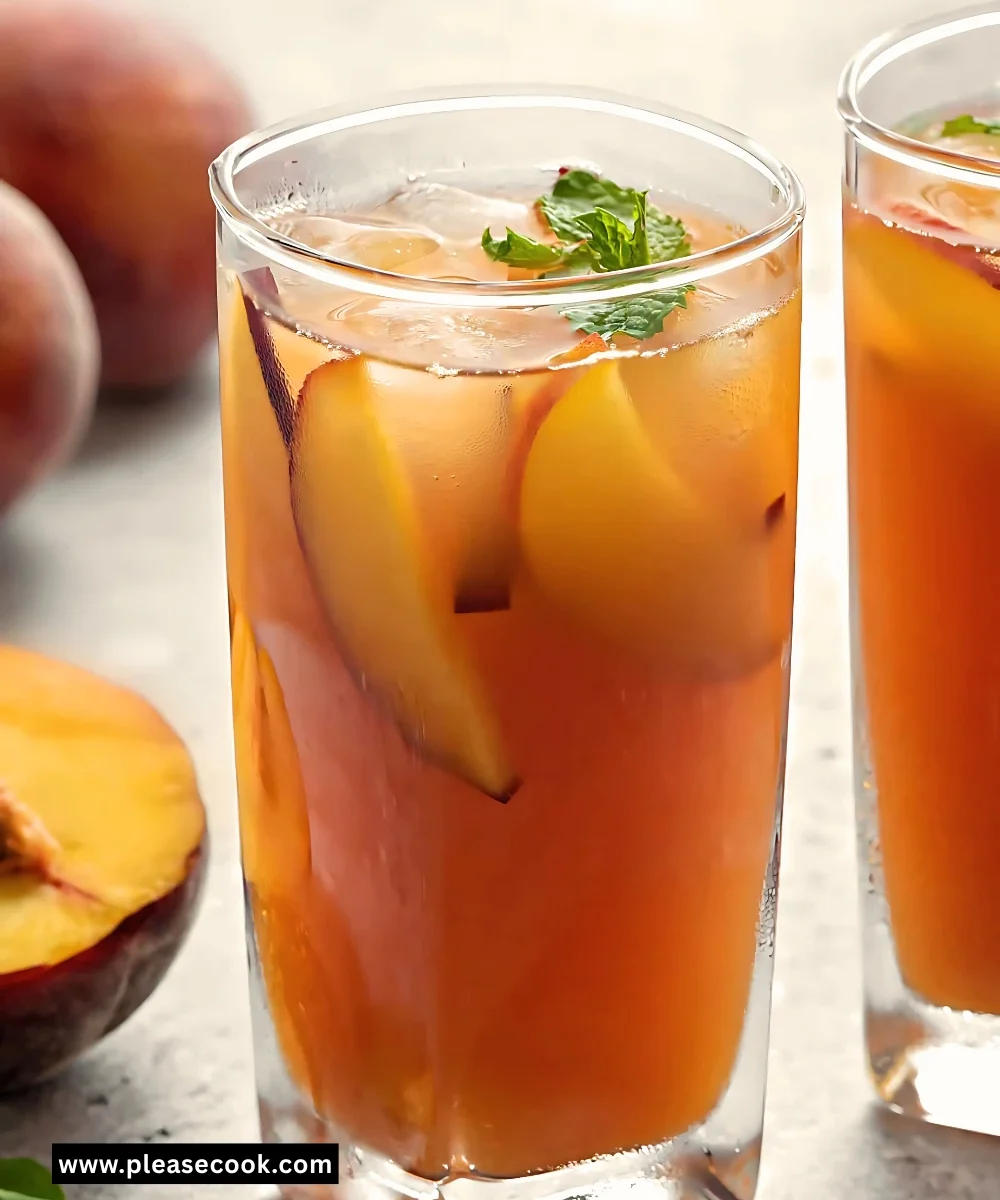 Peach Tea Drink Recipe