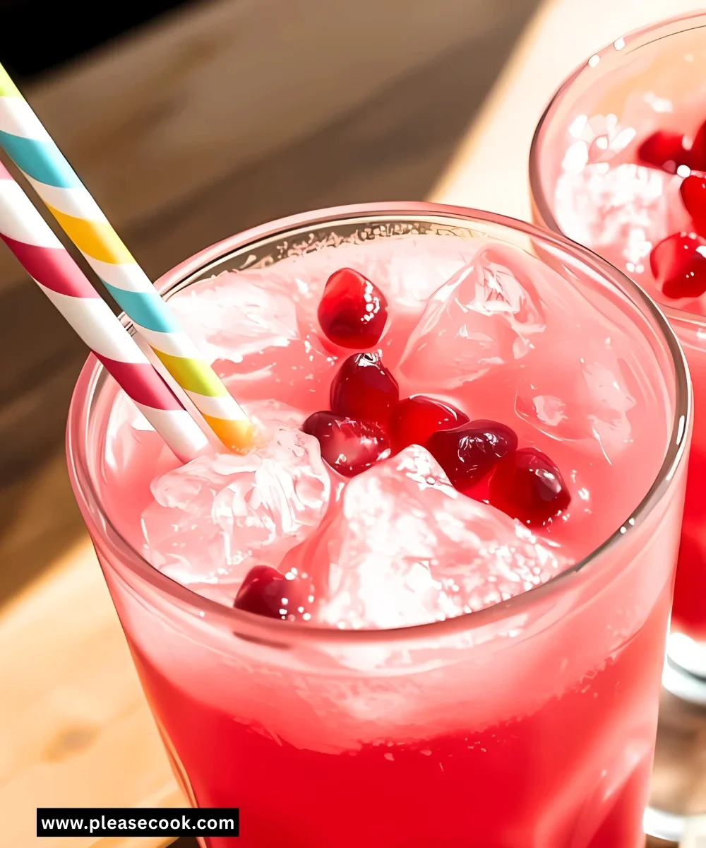 Pomegranate Lemonade Slushie