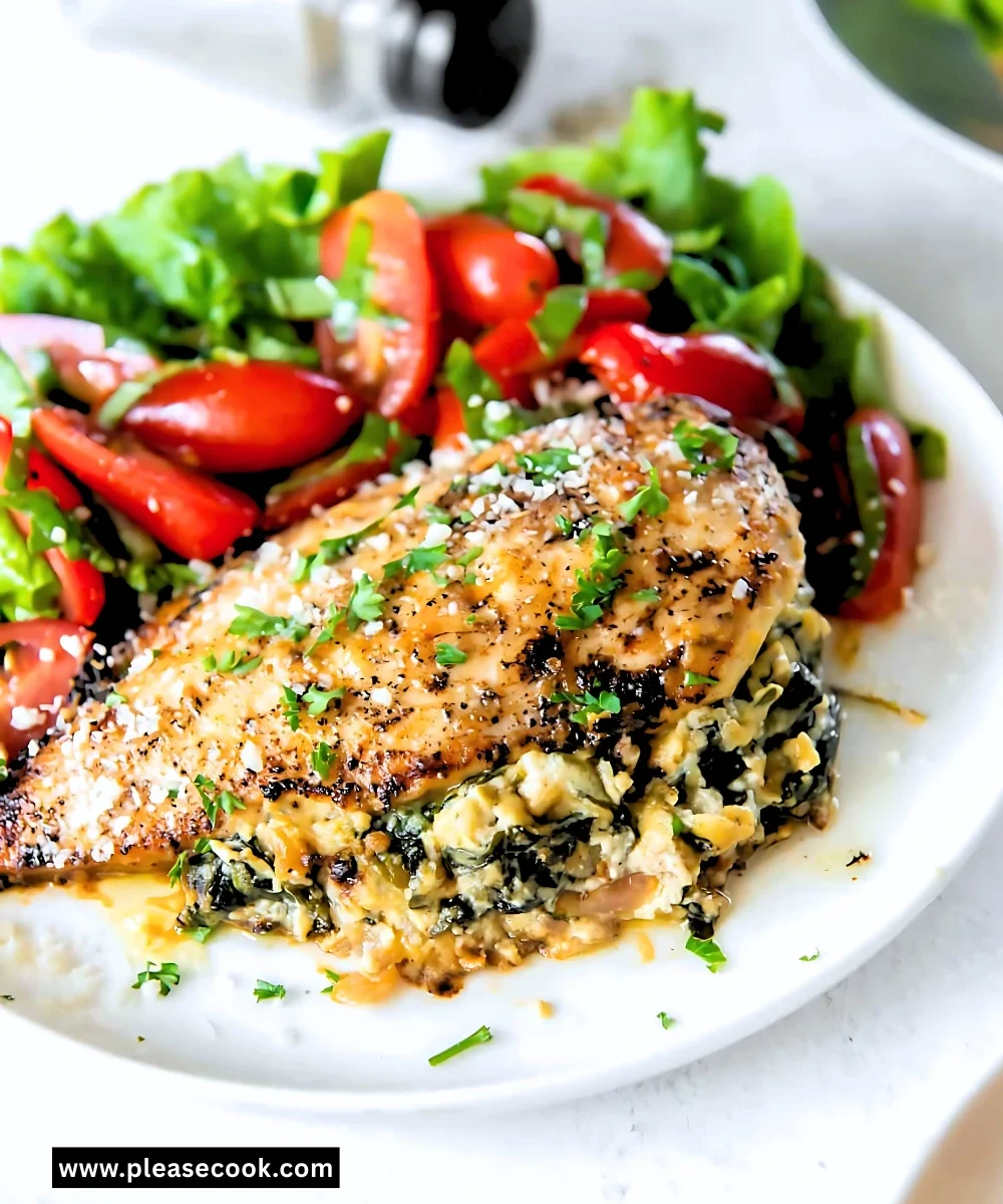 Spinach Ricotta Stuffed Chicken