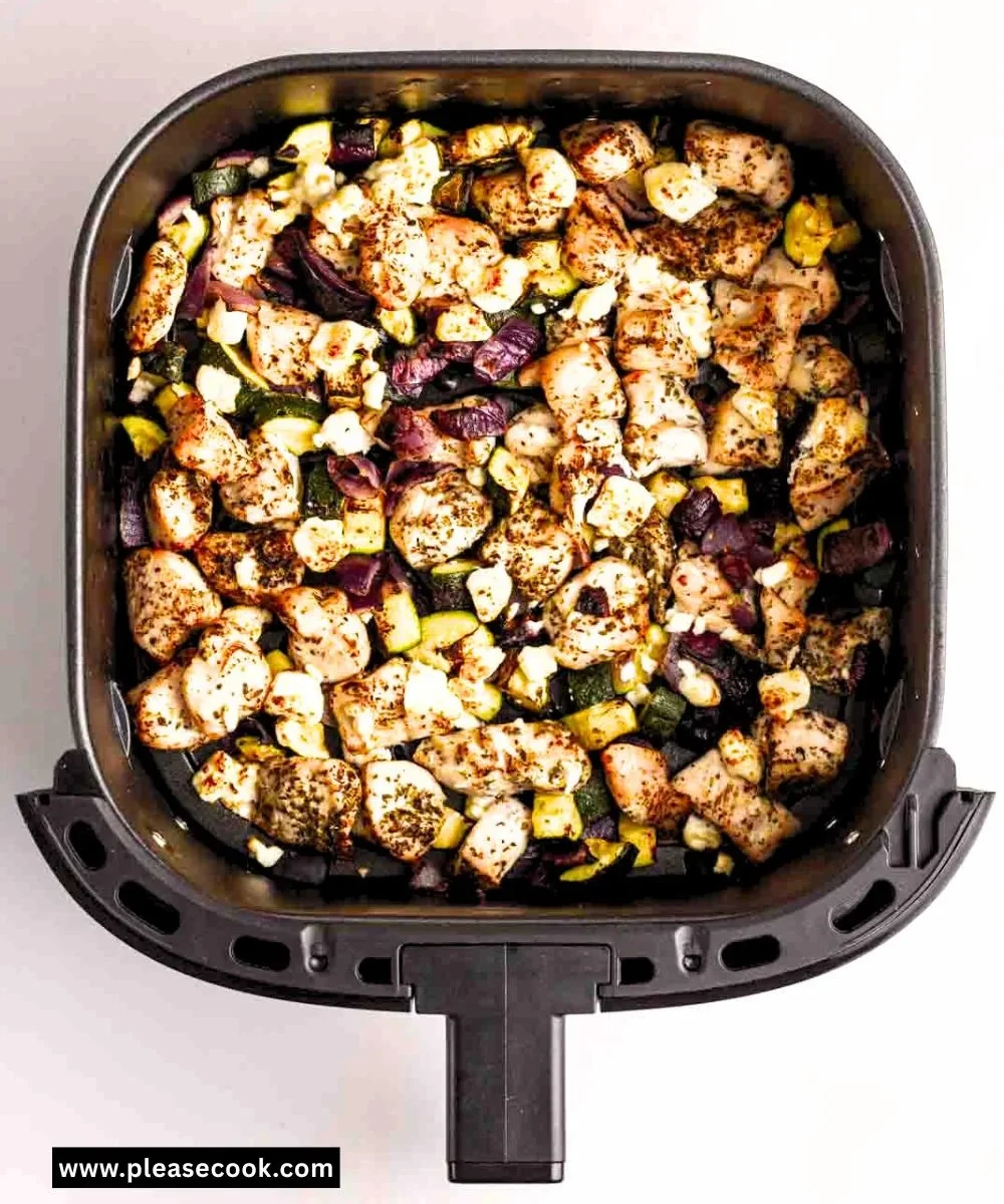 Air Fryer Greek Chicken Traybake
