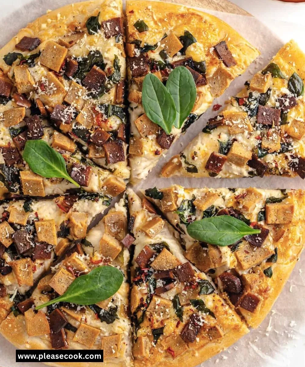 Alfredo Sauce Pizza