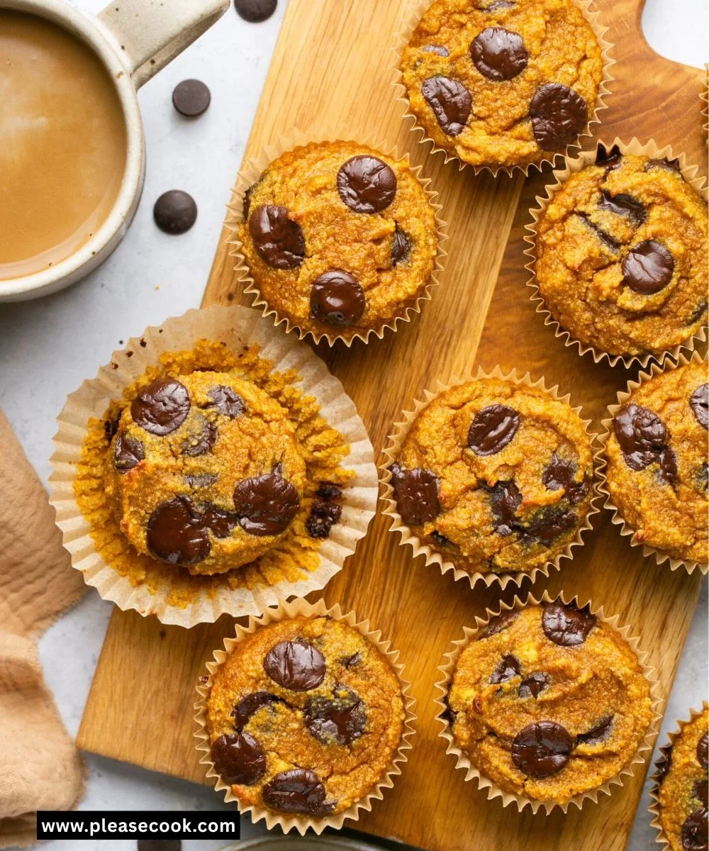Delicious almond flour pumpkin muffins freshly baked and ready to enjoy