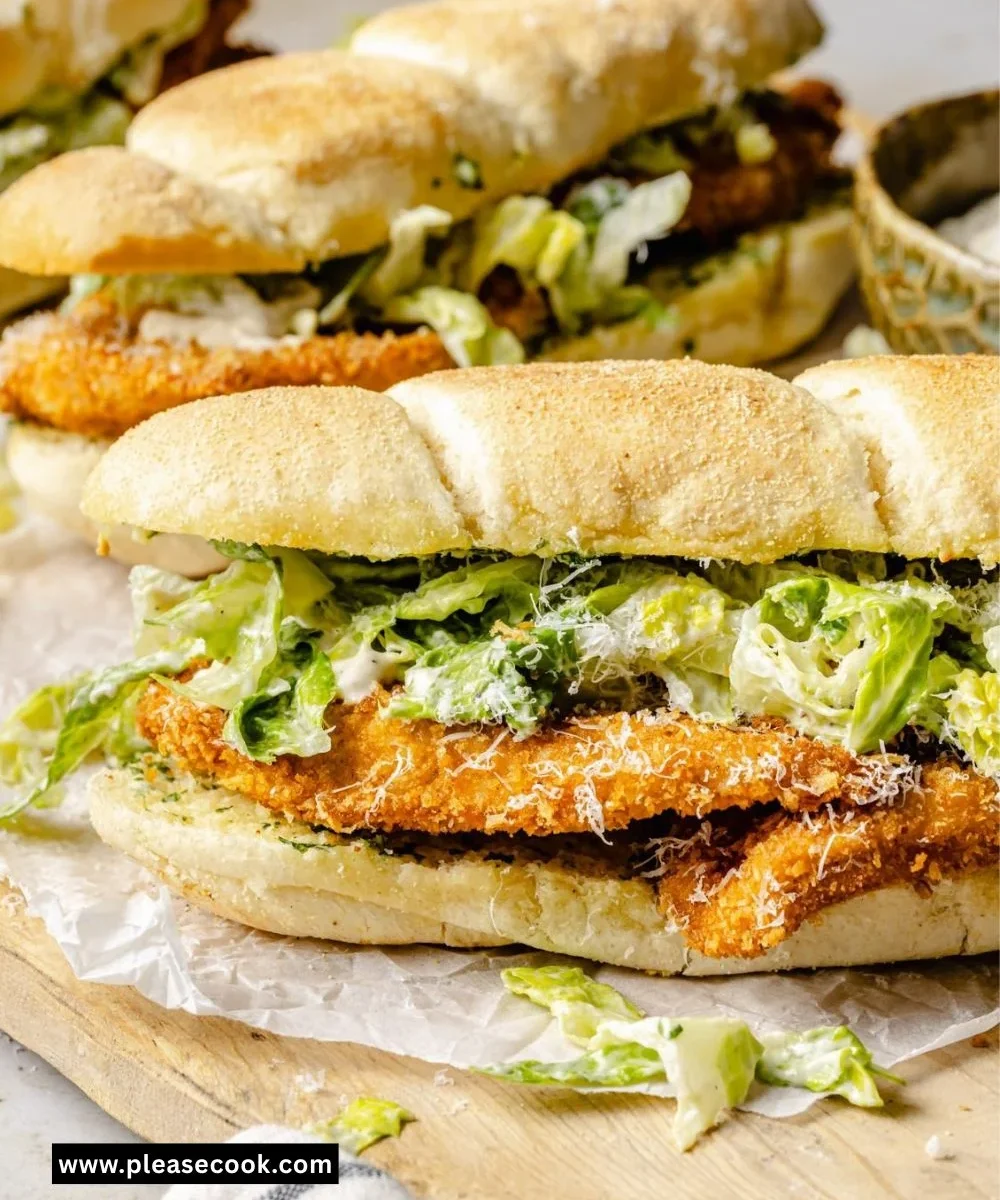 Chicken Caesar Sandwiches