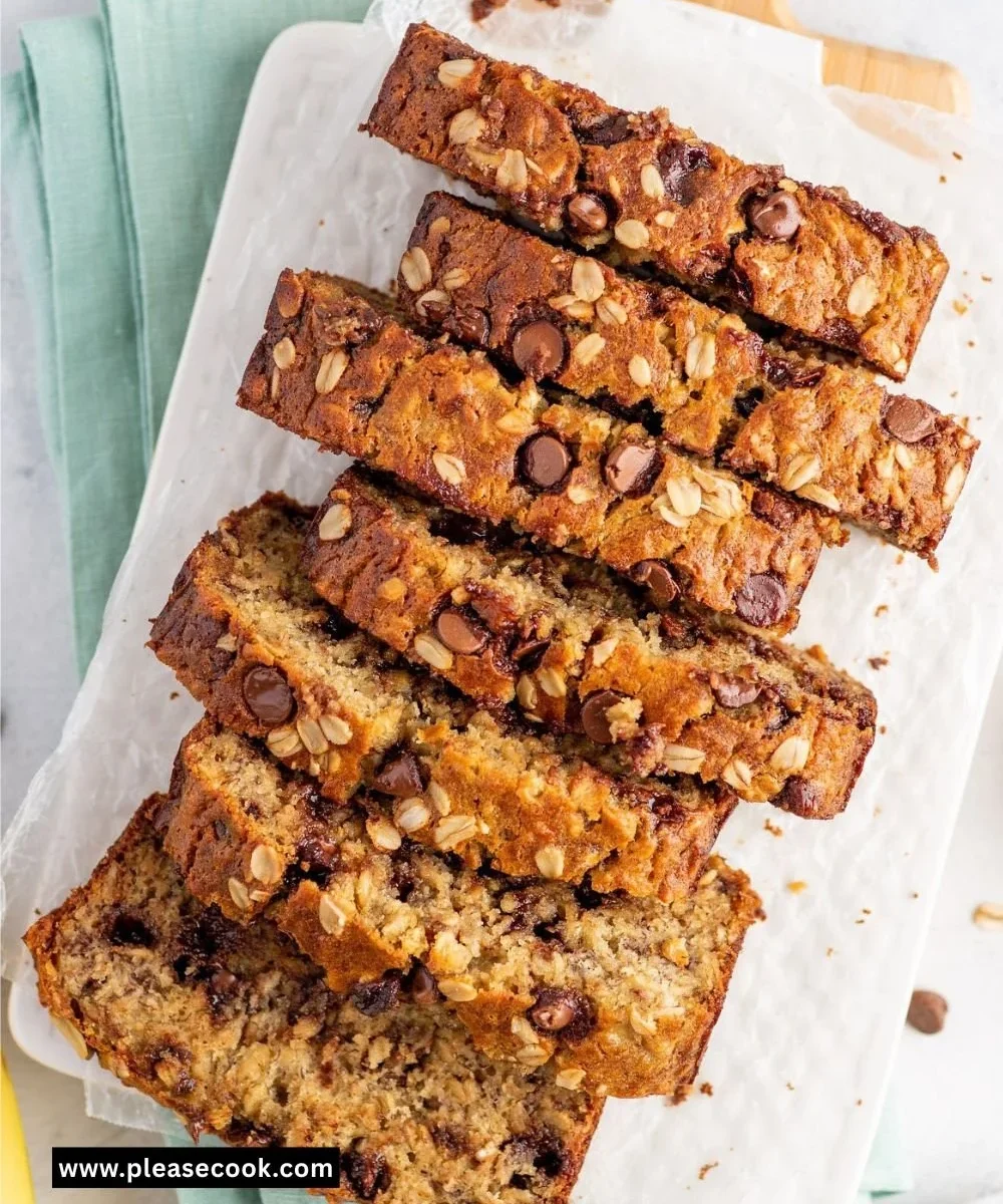 Healthy Oatmeal Banana Bread