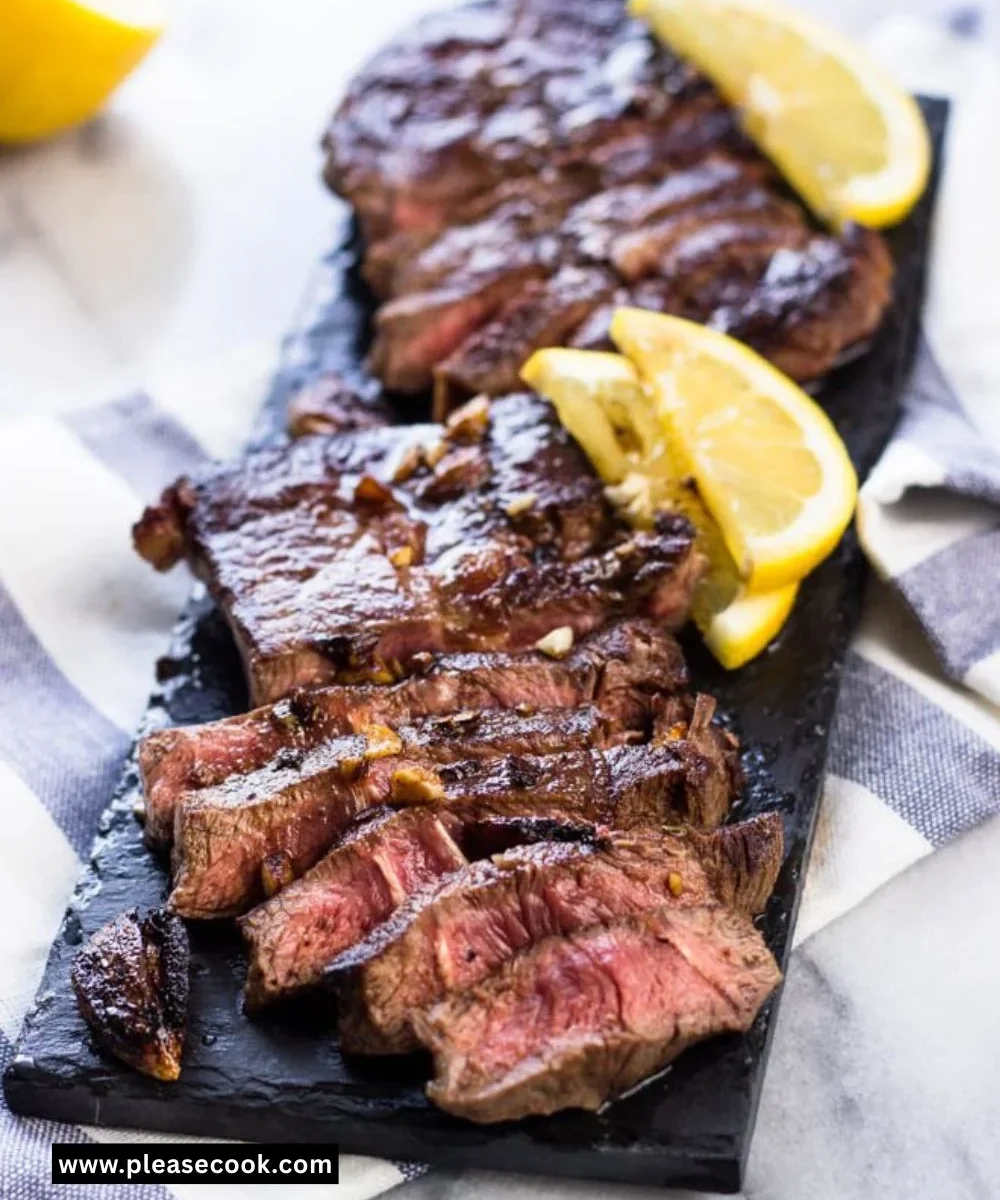 LEMON GARLIC STEAK