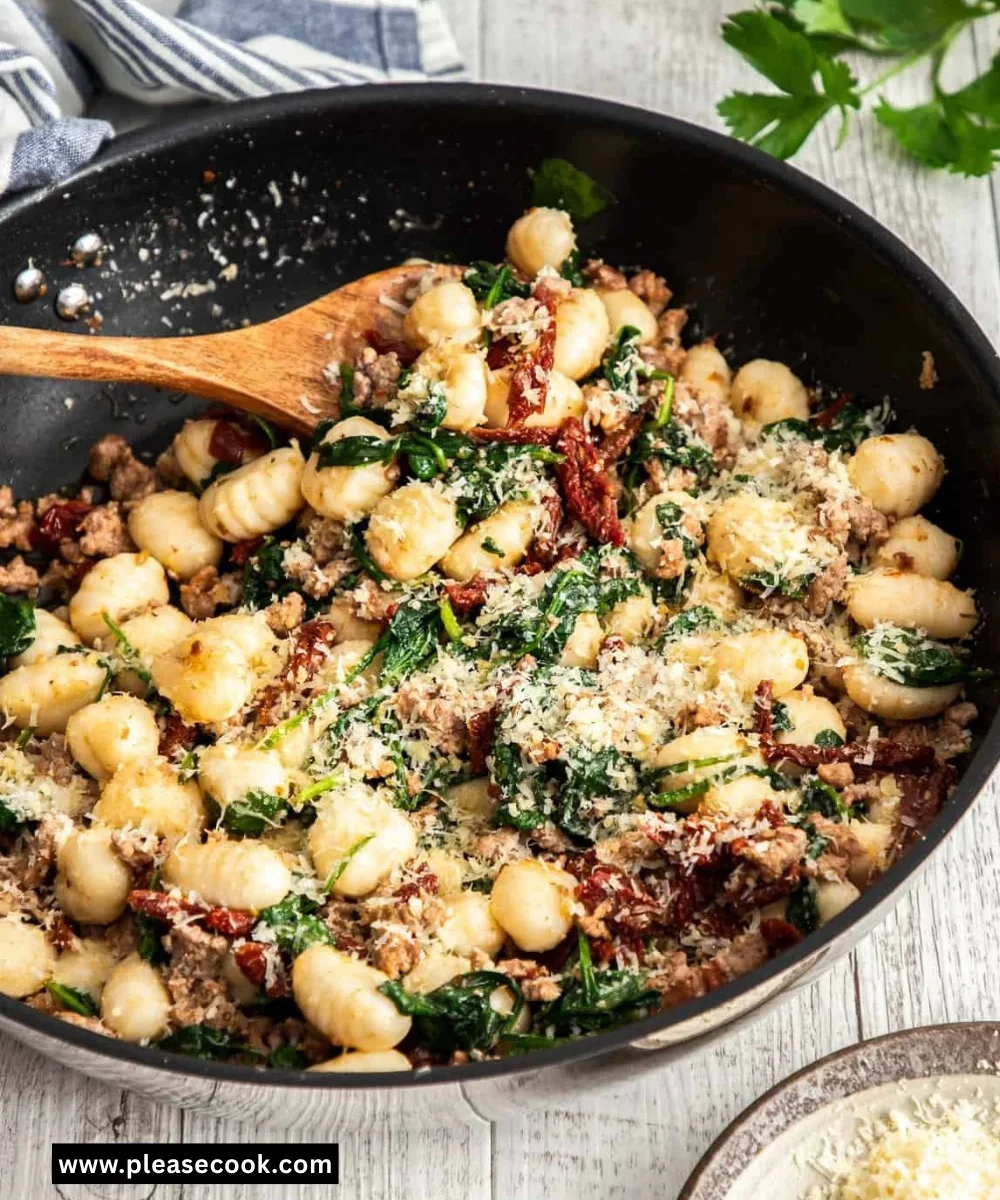 Spinach and Sausage Gnocchi
